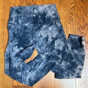 Lulu lemon tie dye align leggings